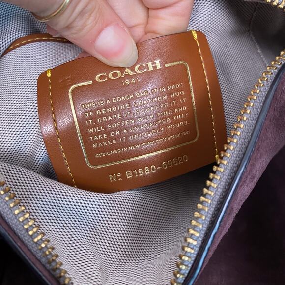 Coach Harmony Hobo In Colorblock With Whipstitch - Picture 8 of 8